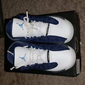 Jordan nike Retro 13 toddler blue white gray